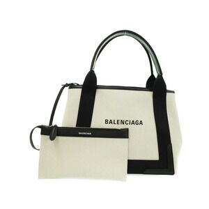 Balenciaga Navy Blue Cabas Tote Bag